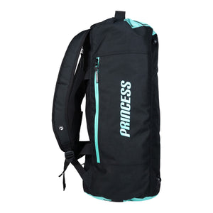 PRINCESS Premium Duffel Bag (Black/Aqua)